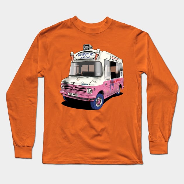 KLF Ice Cream Van Long Sleeve T-Shirt by Webazoot